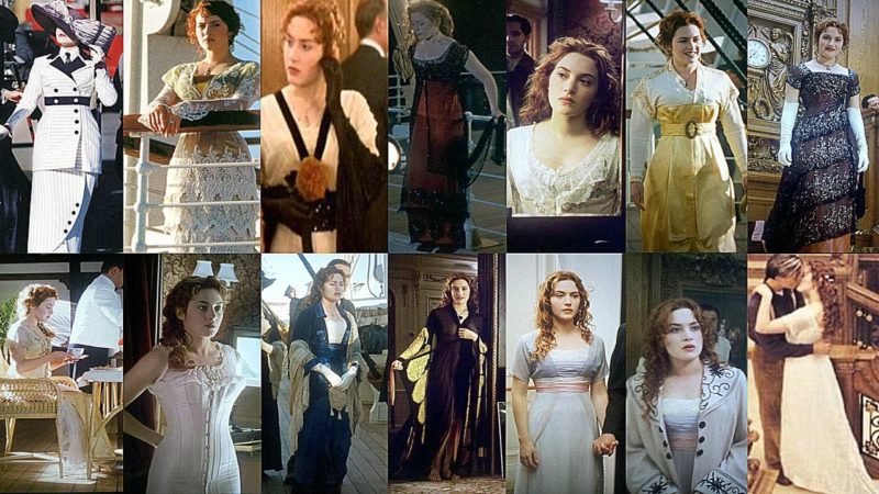Titanic TITANIC - 100% ORIGINAL “MOLLY BROWN COSTUME DESIGN PRINT” original  movie costume